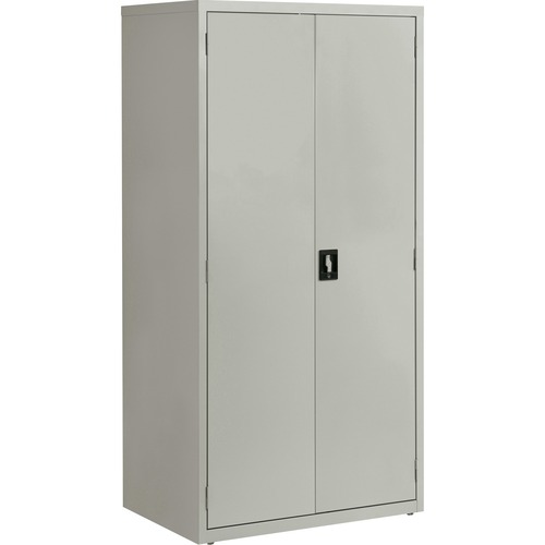 Lorell Storage Cabinet, 24"x36"x72', Light Gray