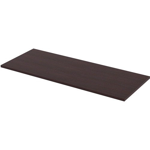 Lorell Height Adj Tabletop, 24"x60", Espresso