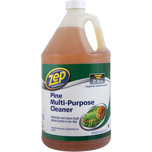 Zep Commercial Multipurpose Pine Cleaner, Up to 64gal, 128 oz, BN
