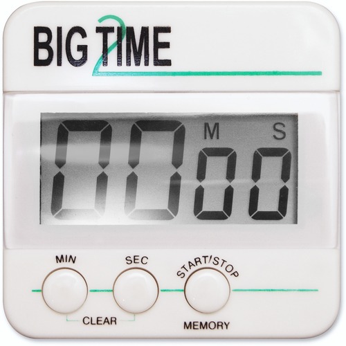 Ashley Productions, Inc. Magnetic Digital Timer, Black/White