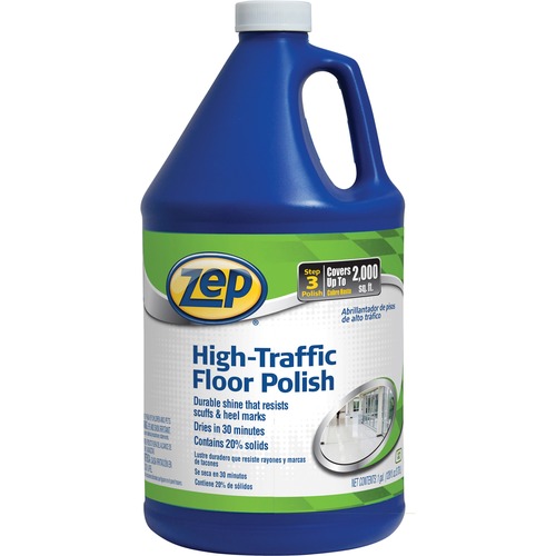 Zep Commercial Floor Finish, Commercial High Traffic, 1Gallon, 4/CT, CLGN