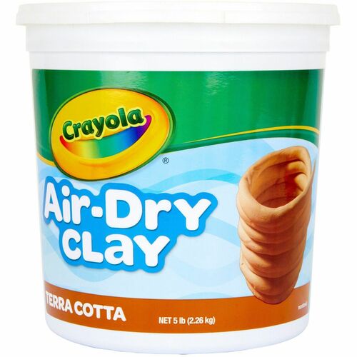 Crayola Air-Dry Clay - Art, Classroom, Art Room - 1 Each - Red