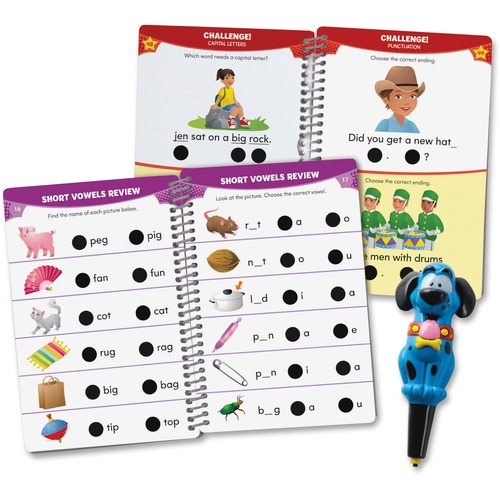Educational Insights Inc Kindergarten Reading Hot Dots Set, 100 Lessons, MI