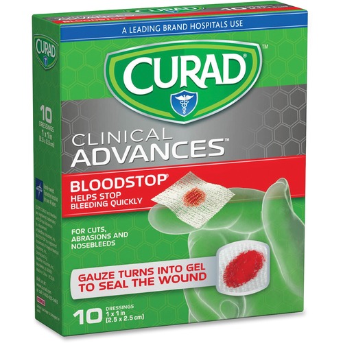 Curad Blood Stop Gauze Packets MIICUR0055RB