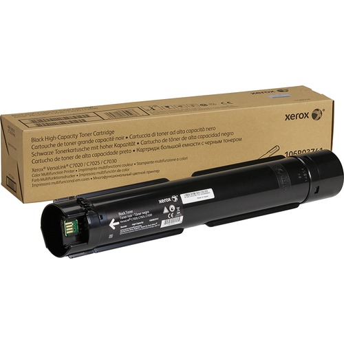 Xerox Toner Cartridge, f/VL C7020, 16100 Page Std Capacity, BK