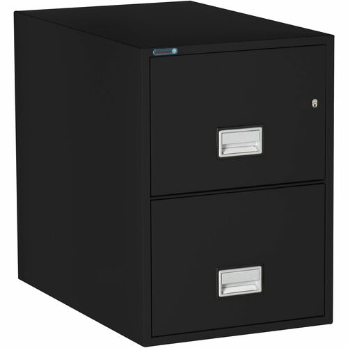 Phoenix Safe Intl. Vertical File,Legal,2 Drawers,19.88"x31"x28",BK