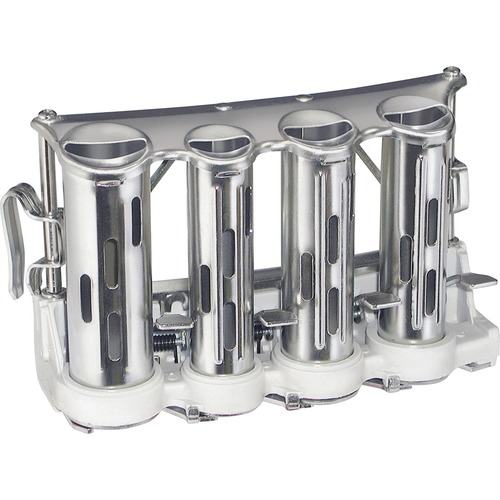 Advantus Corp. Four Barrel Money Changer, Heavy Duty, Silver
