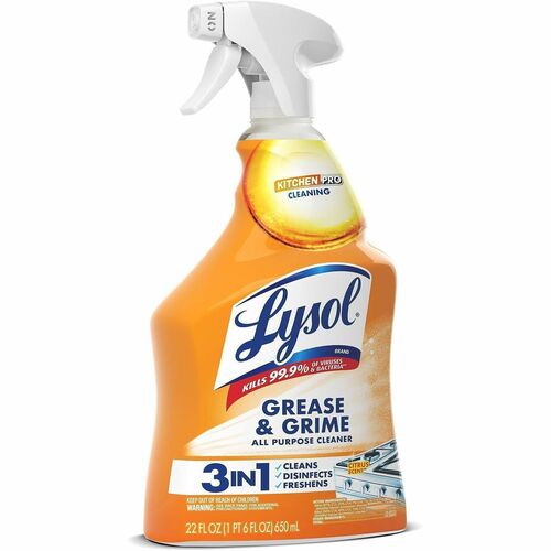 Reckitt Benckiser Cleaner Spray, f/Kitchens, Antibacterial, 22 oz, Multi