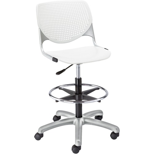 KFI Seating Stool,Perf Back,Poly,23-6/10"x22"x47-1/3",WE