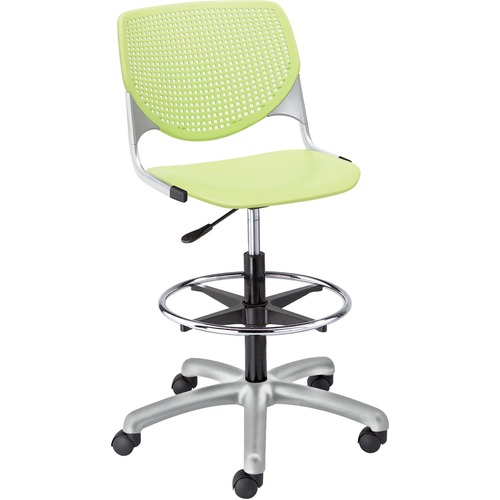 KFI Seating Stool,Perf Back,Poly,23-6/10"x22"x47-1/3",LMGN