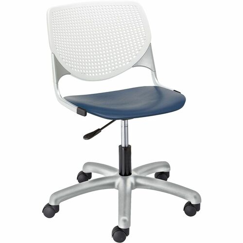 KFI Seating Chair,Task,w/Casters,19-1/2"x18-1/2"x35",WE Back/NY Seat