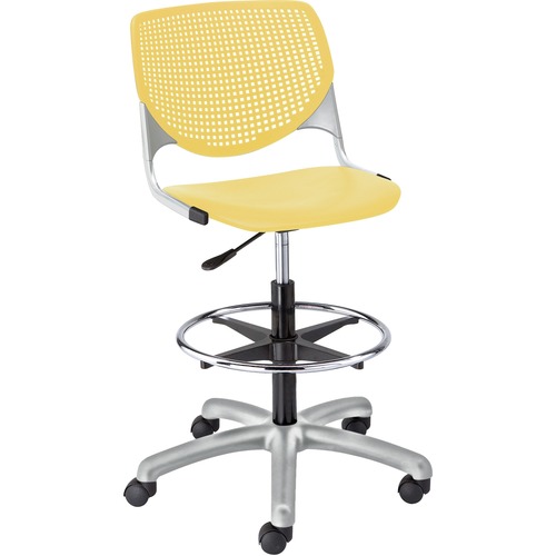 KFI Seating Stool,Perf Back,Poly,23-6/10"x22"x47-1/3",YW