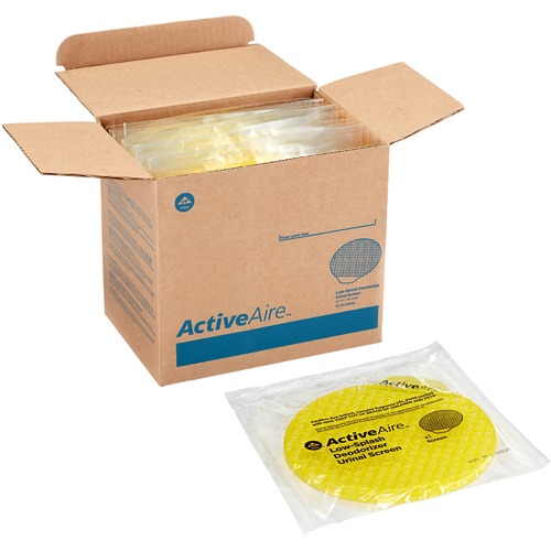 Georgia-Pacific ActiveAire Urinal Screen, Deodorizer, Sunscape, 12/CT, YW