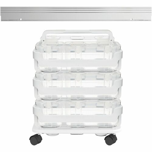 Deflecto Caddy Organizer System, Stackable,16"W x 11"L x 17-1/4"H,AST