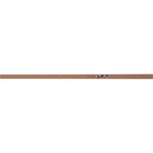Lorell Cork Bulletin Bars, 36", Self-Sealing Strip, 3/BD, Aluminum