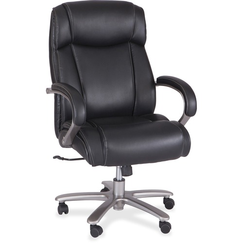 Safco Chair, Big&Tall, 500 lb Cap, 29"x31"x44-3/4"-48-1/2", Black