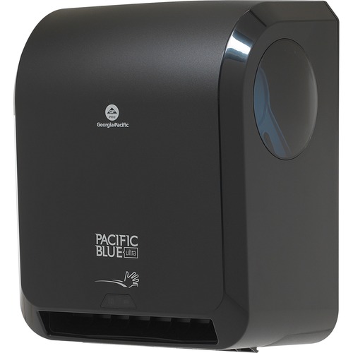 Pacific Blue Ultra Automated High-Capacity Paper Towel Dispenser by GP Pro - 16" Height x 12.9" Width x 8.9" Depth - Black - Automatic, Durable, Heavy Duty DTO59590