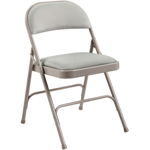 Realspace Upholstered Padded Folding Chair Tan