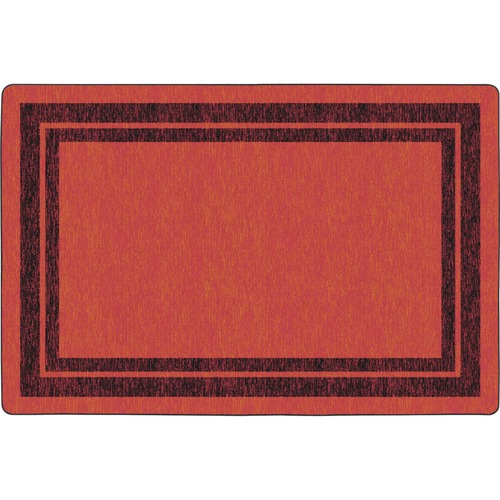 Flagship Carpets Double Dark Tone Border Red Rug FCIFE42444A