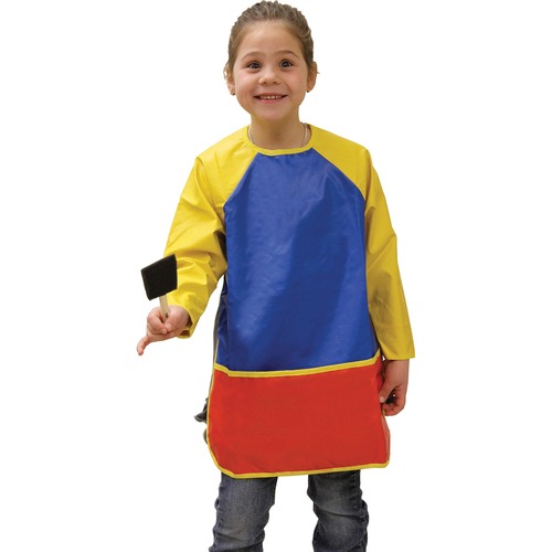 Pacon Long Sleeve Smock, 18-1/2"Wx22"H, Assorted