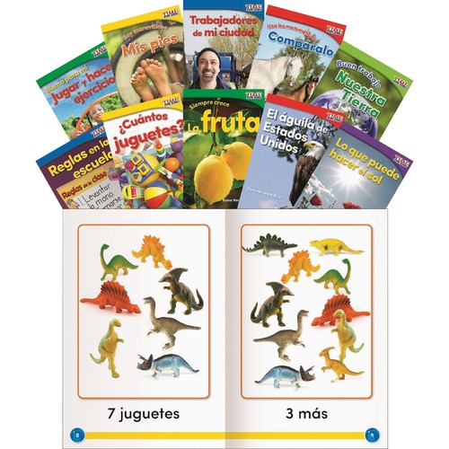 Shell Education Teacher Created Materials Time For Kids Book Set 1, Spanish, Gr K, 10/ST