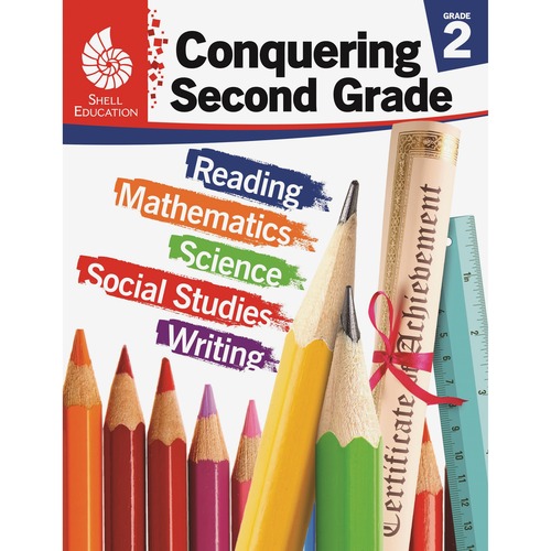 Shell Education Teacher Created Materials Conquering 2nd Grade Workbook, Skills Activities, 168-pg