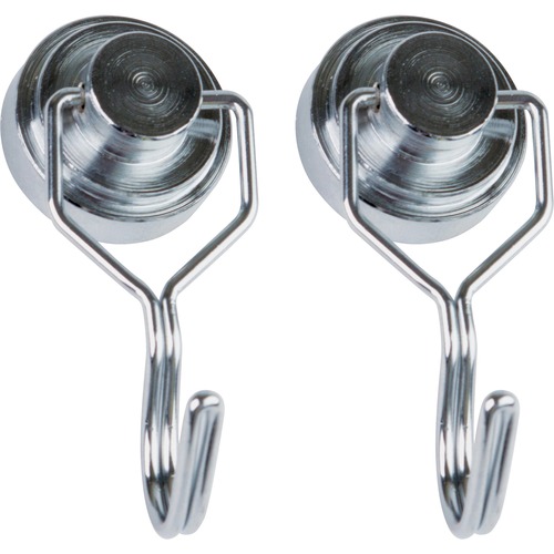 Teacher Created Resources Magnetic Hook, 1"Wx1-1/2"Lx1/10"H, 2/PK, Gray