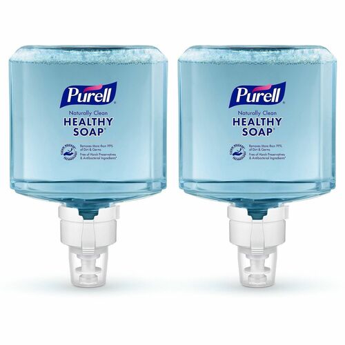 Gojo Soap Refills, Foam, f/ES8 Dispenser, 1200ml, 2/CT, Blue