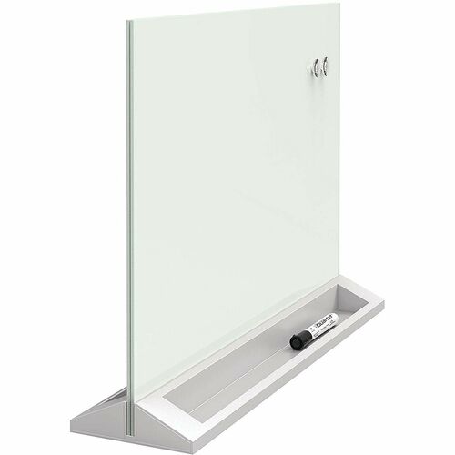 Quartet Desktop Panel, Dry-Erase, Double-Sided, 23"Wx17"H, White