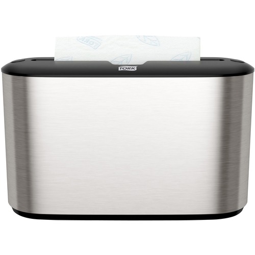 TORK Hand Towel Dispenser, 12-7/10"Wx4-3/5"Lx7-9/10"H, Stainless