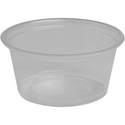 Dixie Foods Portion Cup,2 oz,2-1/2"Wx2-1/2"Lx1-1/5"H,200/PK,12PK/CT,CL