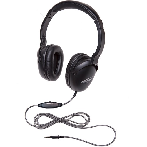Califone International Headphones,AudioPlayback,CaliTuffCord,40mmMylarSpeaker,BK