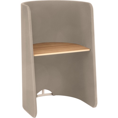 Safco Workstation, Laminate Top, 33"x30"x51-1/2", Dark Gray