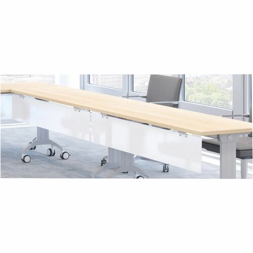 Special-T Modesty Panel, f/ 60" Top, 47"Lx10"H, Frosted White