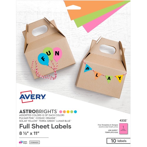Avery&reg; Easy Peel Multipurpose Label AVE4332