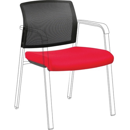 Lorell Stackable Chair Mesh Back/Fabric Seat Kit LLR30946