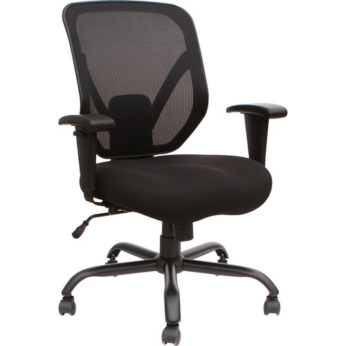 Lorell Chair, Mesh Back, 29-1/2"Wx29-1/2"Lx42-1/8"H, Black