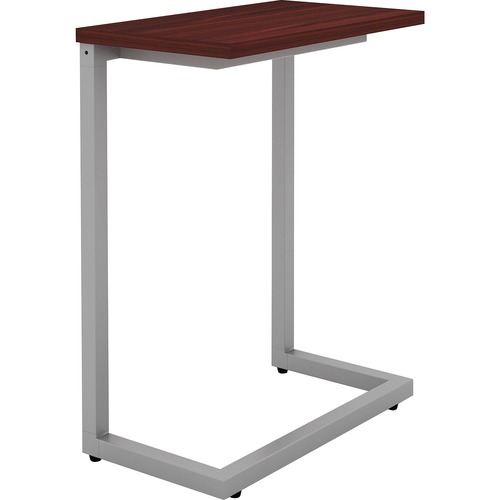 Lorell Table, Cantilever, 17-2/5"Wx9-9/10"Lx26-1/2"H, Mahogany