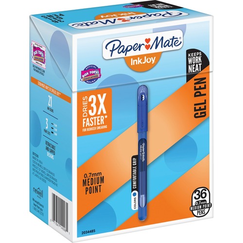 Paper Mate InkJoy Gel Stick Pens Medium Pen Point Retractable