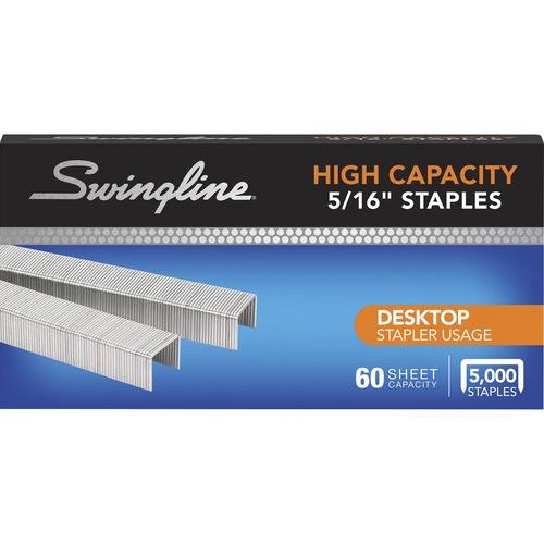 Swingline Staples, Full-Strip, Chiseled Tip, 5/16" Leg Length, NA