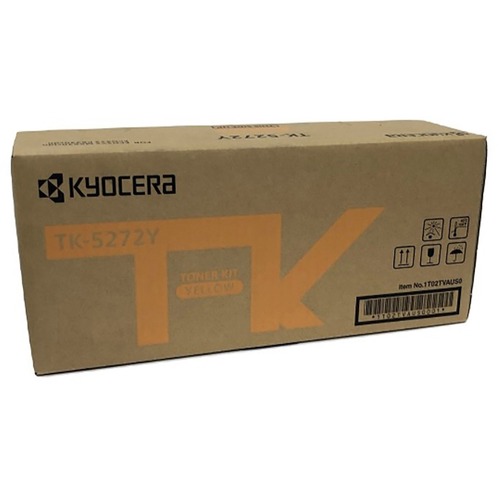 Kyocera TK-5272Y Original Laser Toner Cartridge - Yellow - 1 Each KYOTK5272Y