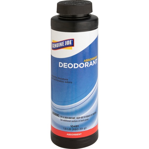 Genuine Joe Absorbent, Deodorizing, Powdered, 1.5 lb, Light Brown