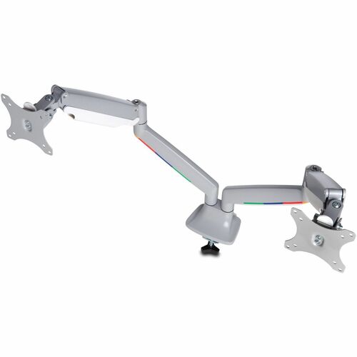 Kensington Monitor Arm,Dual,Fully Articulating,6-7/10"-19-9/10"H,GY