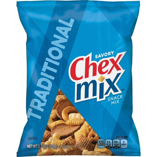 General Mills Snack Mix, Traditional, 3.75 oz, 8/CT, Multi
