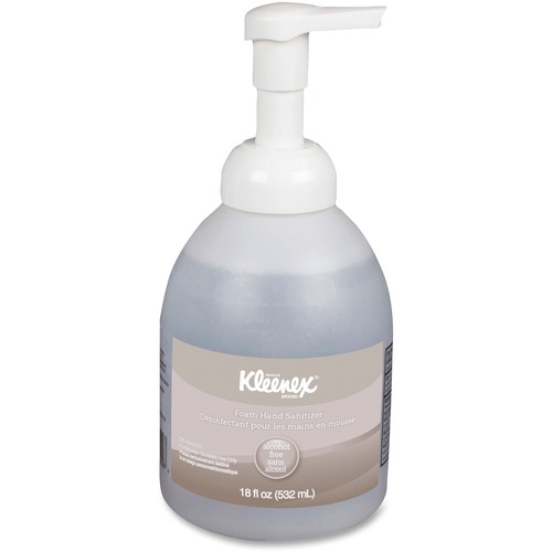 Kimberly-Clark Professional Hand Sanitizer,Foam,Alcohol-free,18oz Pump Bottle,4/CT,CL