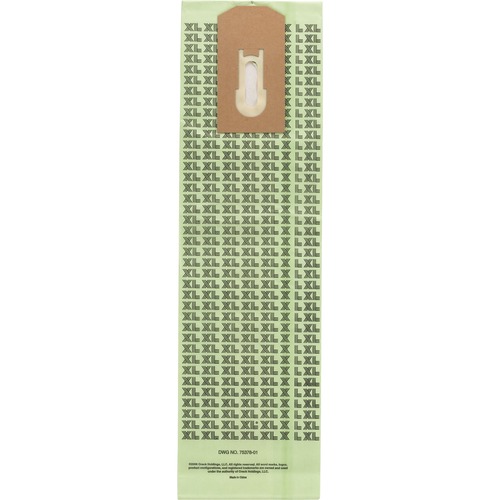 Oreck Commercial Filtration Bags,Advance,Hypoallergenic,9/PK,24PK/CT,GN