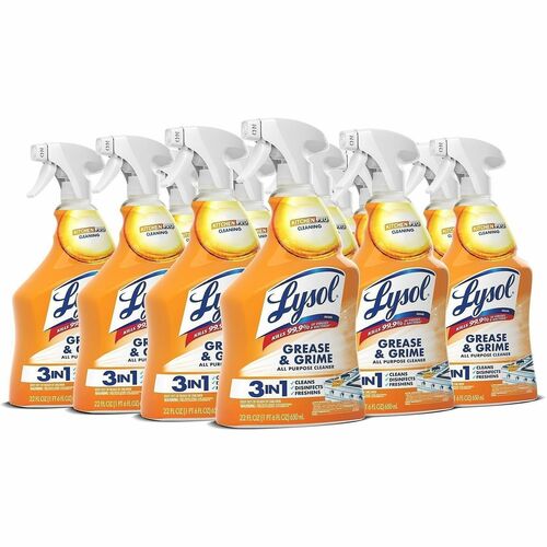 Reckitt Benckiser Cleaner Spray, f/Kitchens, Antibacterial, 22 oz, 9/CT, Multi