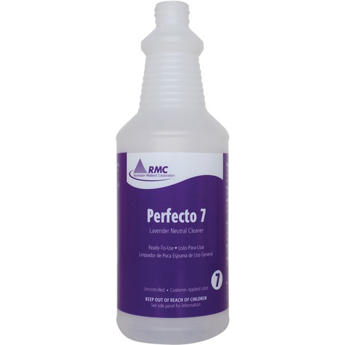 Rochester Midland Corporation Empty Spray Bottle,Labeled f/Perfecto 7,32oz Cap,48/CT,TLT