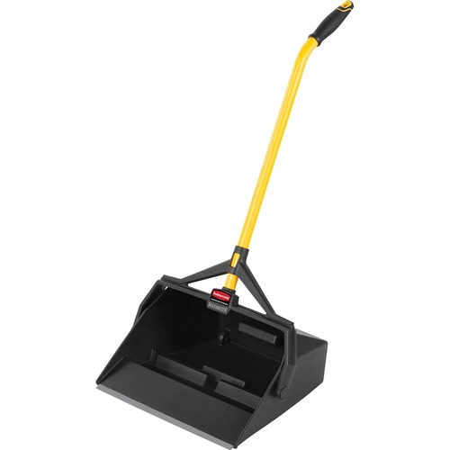 Rubbermaid Commercial Products Debris Pan, Wet/Dry, 32 oz Cap, 16-7/8"x12"x29", 6/CT, Black