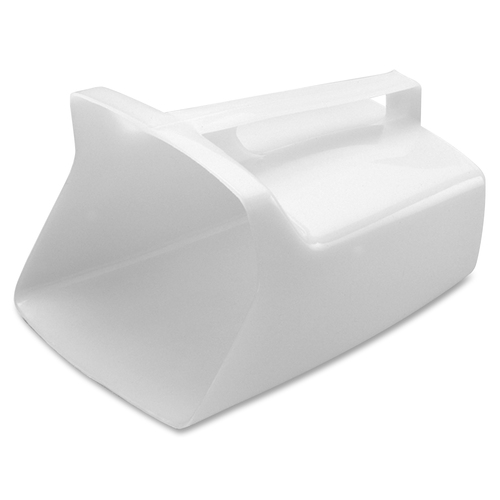 Rubbermaid Commercial Products Utility Scoops, Dishwasher-safe, 64 oz, 6/CT, White